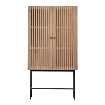 Gallery Okayama Oak 2 Door Cocktail Cabinet